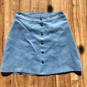 Blue Suede H&M skirt